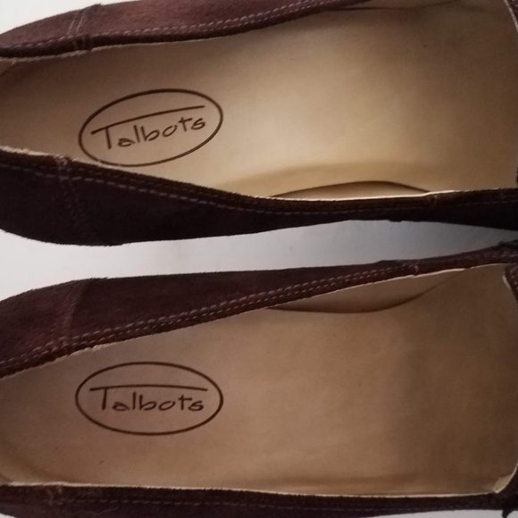 Rarely Worn Talbots Brown Suede High Heels - Picture 4 of 7